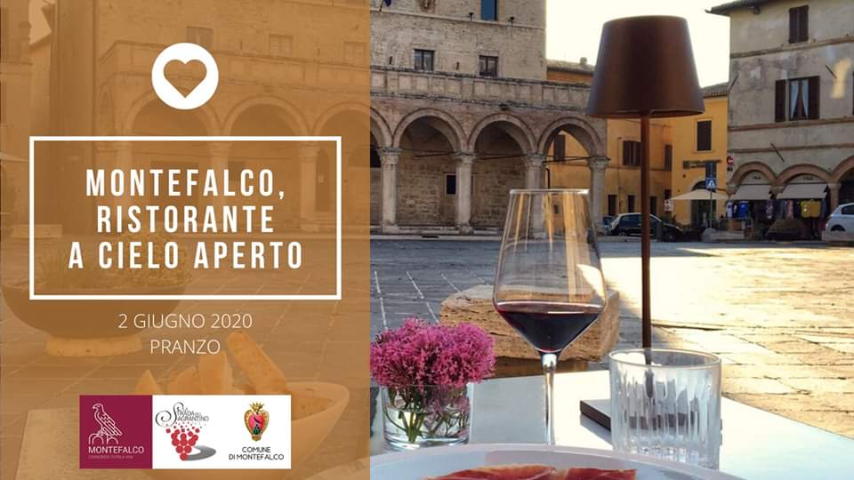 Montefalco, ristorante a cielo aperto